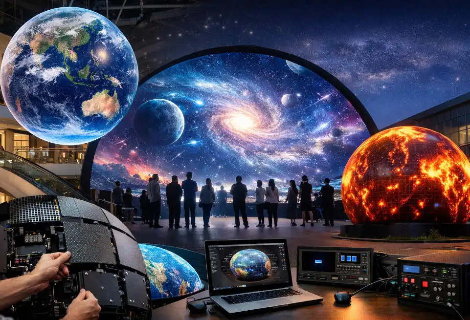 pantalla LED de esfera