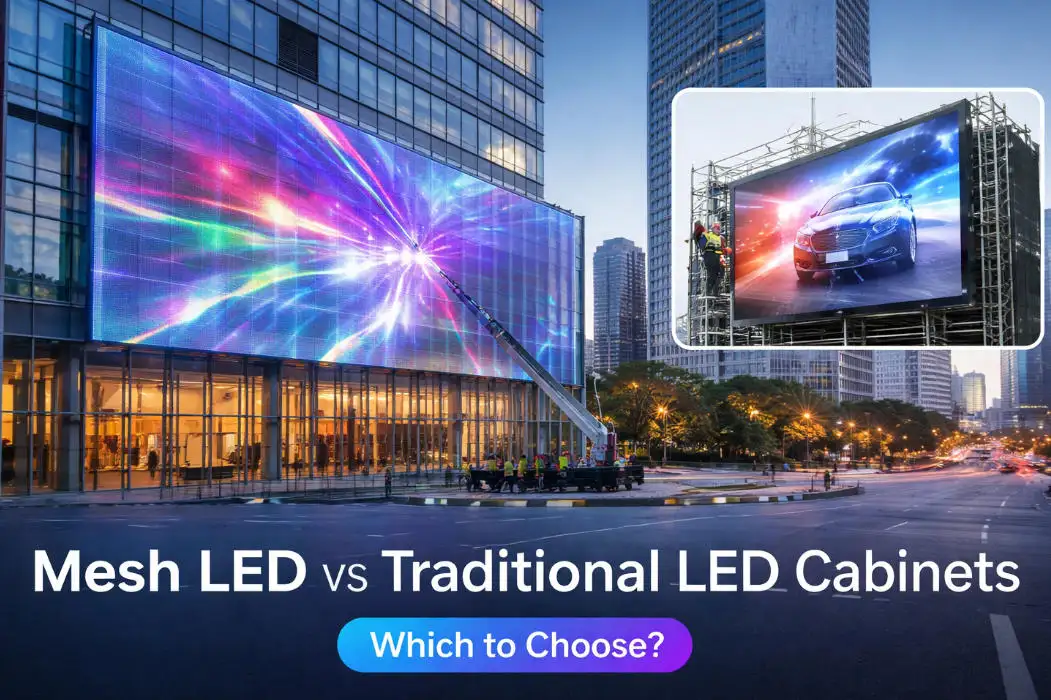 LED de malla para exteriores