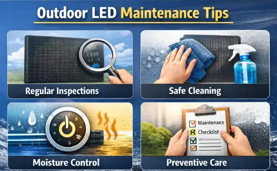 outdoor LED screen waterproof