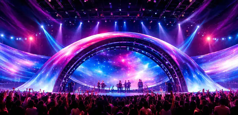 flexible LED screen for stage