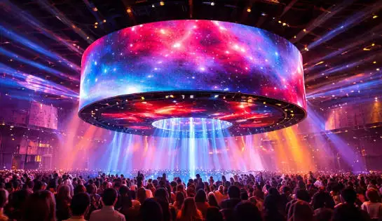 flexible LED display for live events