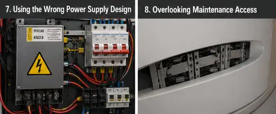 Problèmes de maintenance des écrans LED