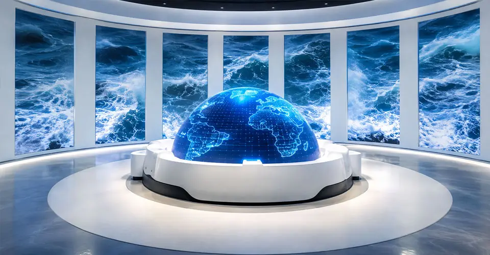 Outdoor LED Sphere Display